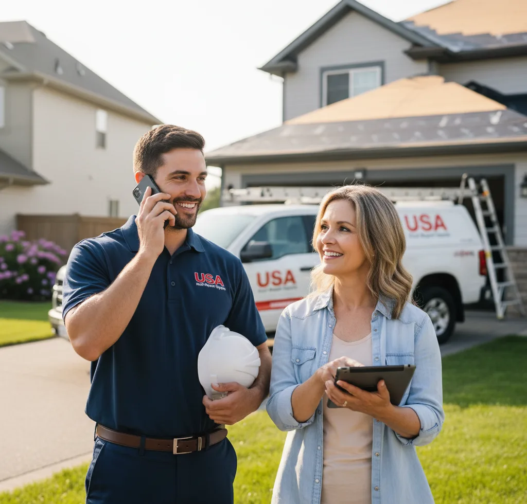 USA Roof Repair Experts customer support in Morgan